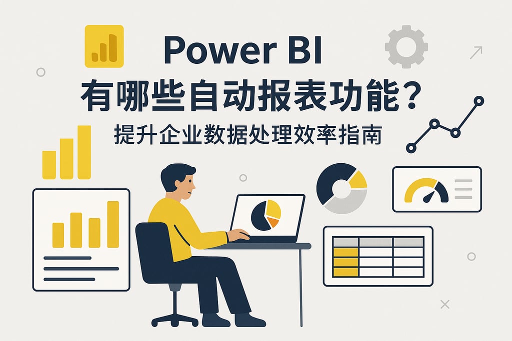 Power BI有哪些自动报表功能？提升企业数据处理效率指南